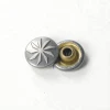Custom Logo custom snap buttons beautiful zinc alloy metal garment rivet for denim cloth