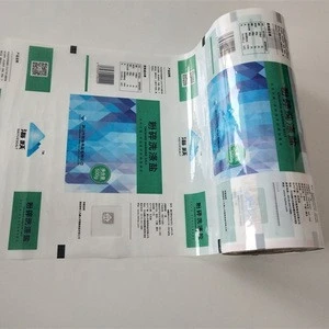 Custom Logo Sea Salts Packaging Plastic Auto Packing film Roll PET/PE Two layers rolls