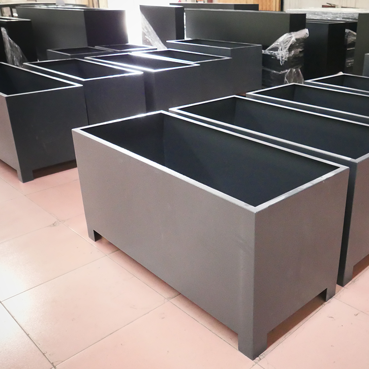 Buy Custom Metal Garden Flower Pots Planters Outdoor Large Metal Plant