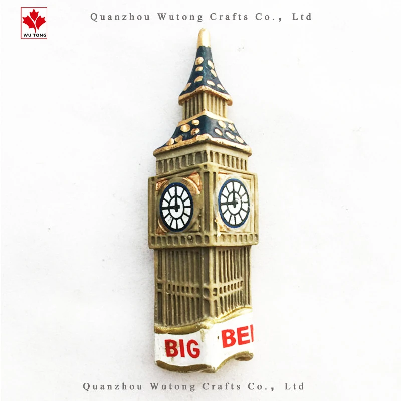 Custom Resin Magnet London Tower Big Ban City Landmark Home Decor Souvenir Gifts