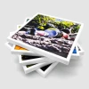 Custom Restickable Plastic Frame Photo Tile  For Wall Decor Picture Frame Photo Frame