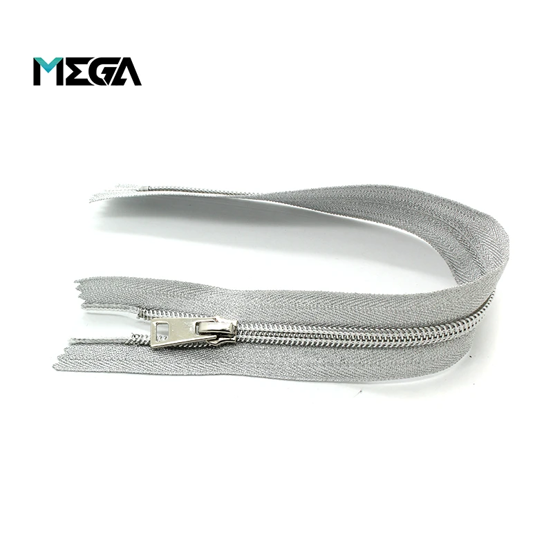 Custom Separating open end assorted long chain high quality closed zippers waterproof zipper metal zipper