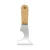 Import Custom stainless steel paint scraper mirror polished beech wood handle putty knife from China