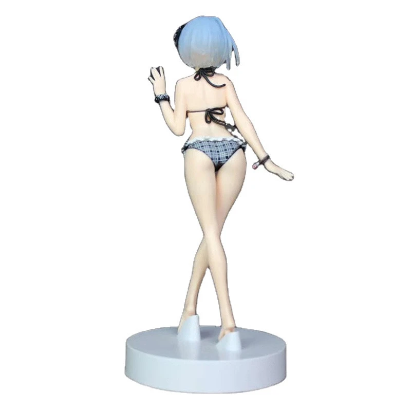 Custom Zero Life in a Different World from Zero Anime Rem Bikini  Boxed 22cm PVC Action Figure Collection model