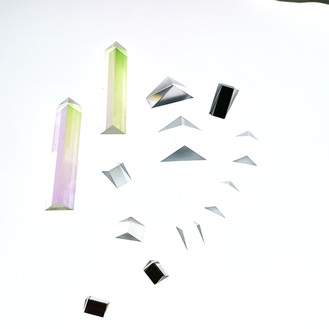 customizable Triangular prism equilateral prism optical glass quartz prism