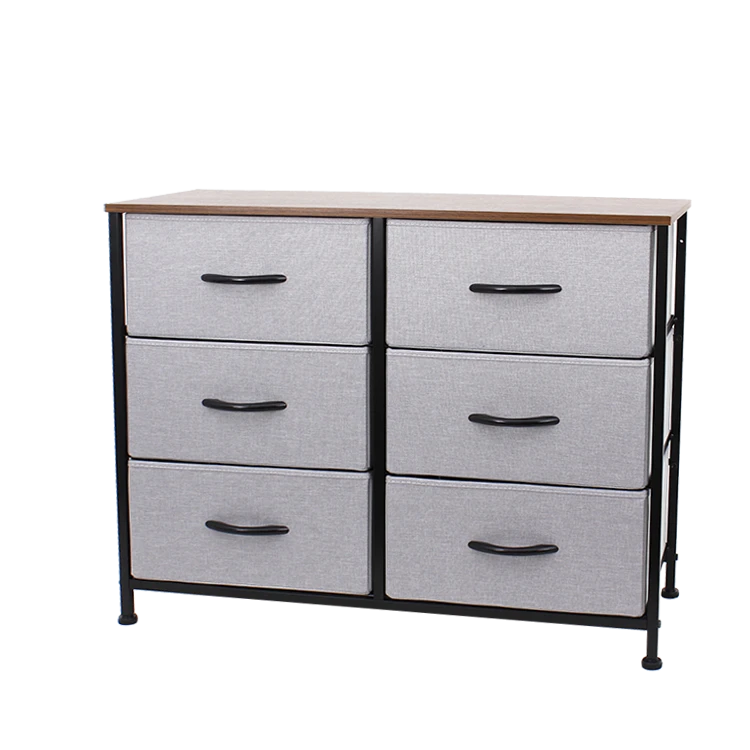 Customized 5L-5826L Solid Steel 6 Drawers Storage Tower Bedroom Placing Drawer Organizer