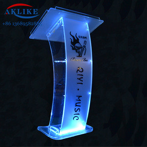 Buy Customized Cheap Portable Transparent Acrylic Lectern Podium ...