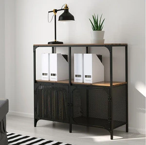 Customized furniture black dining room cabinet