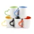 Import Customized Mugs and cup Wholesale Ceramic White Sublimation Mug 11OZ Two-Tone Color Mugs from China