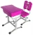 Import Customized Single Plastic High Quality Used  Student Furniture Kids Study Chair Plastic school Desk from China