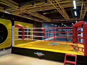 Customized Used Mini Size Canvas MMA Thai Training Competition Boxing ring Floor for sale