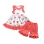 Import Cute watermelon pattern girl summer skirt shorts 2 piece set from China