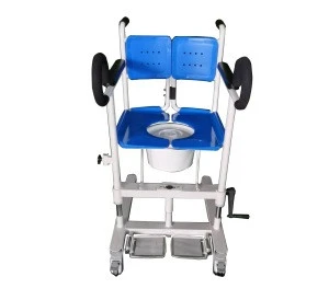 CY-WH201 rehabilitation therapy supplies patient portable folding transfer commode chair wheel chair