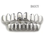 DAICY jewelry factory custom mens hiphop plain teeth grillz in body jewelry