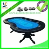 Deluxe 96 inch  casino Texas  poker table Gambling products  electronic LED Luxury high quality professnional Solid wooden