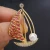 Import Designed Sailing Brooch Men And Women Suit Collar Boat Ship Shaped  natural pearl Jewelry Brooch from China