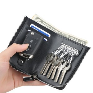 Designer&#39;s Men Key Wallet Bag Vintage Key Holder Short Wallet Luxury Card Case Purse Casual Keychain Pouch Women Housekeepers