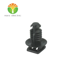 Dia 10mm  Black connector holders for automotive cable fixation T50RFT9