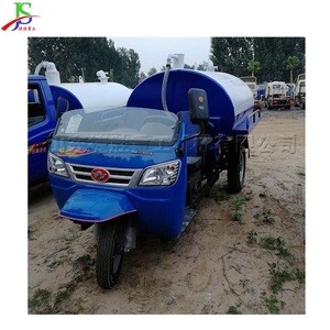 Diesel three wheeled agricultural farm manure suction truck urban pipeline cleaning dredging equipment