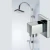 Import Different style different choice Square Wall union Elbow for concealed showers from China