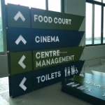 direction signs double sided outdoor road sign led sign board