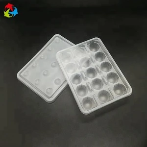 Disposable 15 Cavity Plastic PP Meatball Tray with Lid