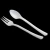 Import disposable handle malaysia plastic clear spoon from China