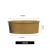 Import Disposable paper bowl for hot food heatproof withstand high temperature heating in microwave oven brown kraft paper salad bowl from China