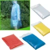 Disposable raincoat outdoor mountaineering raincoat with cap transparent waterproof thick raincoat