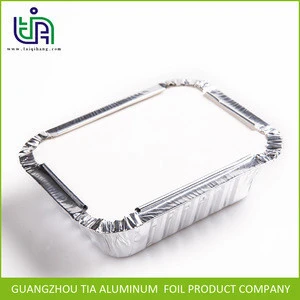 Disposable storage food packaging containers aluminium baking trays with paper lids