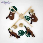 DIY  Felt Baby Mobile Baby Crib Mobile kits sloth
