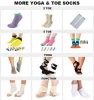 DL-I-1102 yoga socks toeless open toe socks cotton knitted yoga socks