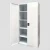 Import (DL-S1) Factory Wholesale 0.7 mm Knock Down 2 Swing Door Overhead Steel Filing Cabinets/Large Metal Storage Cabinets from China