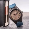 DODO DEER oem original casual blue canvas watches dropshipping odm wood watch montre homme sport
