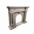 Import Double layer Carved figure Statue Marble Fireplace from China