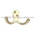 Import Double Robe Hook Heavy Duty Metal Wall Mount Towel Coat Double Prong Robe Hook from India