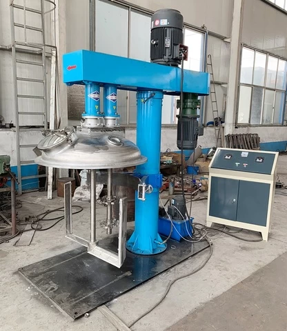 Double shaft paddle mixing dispersion mixer disperser machine