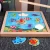 Import Double sided fishing toy,wooden magnetic fishing game for kids from China