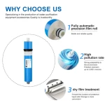 Dring Water Purifier RO Membrane Manufacturers 3013-600GPD 0.0001 Micron RO Membrane