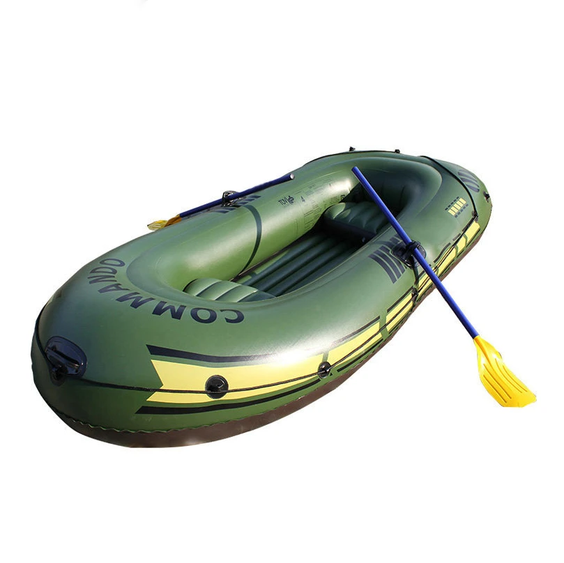 Dropshipping 2020 OEM Factory Price PVC 2 Person rowing boat with hand pump inflatable fishing boat outdoor easy carry boat