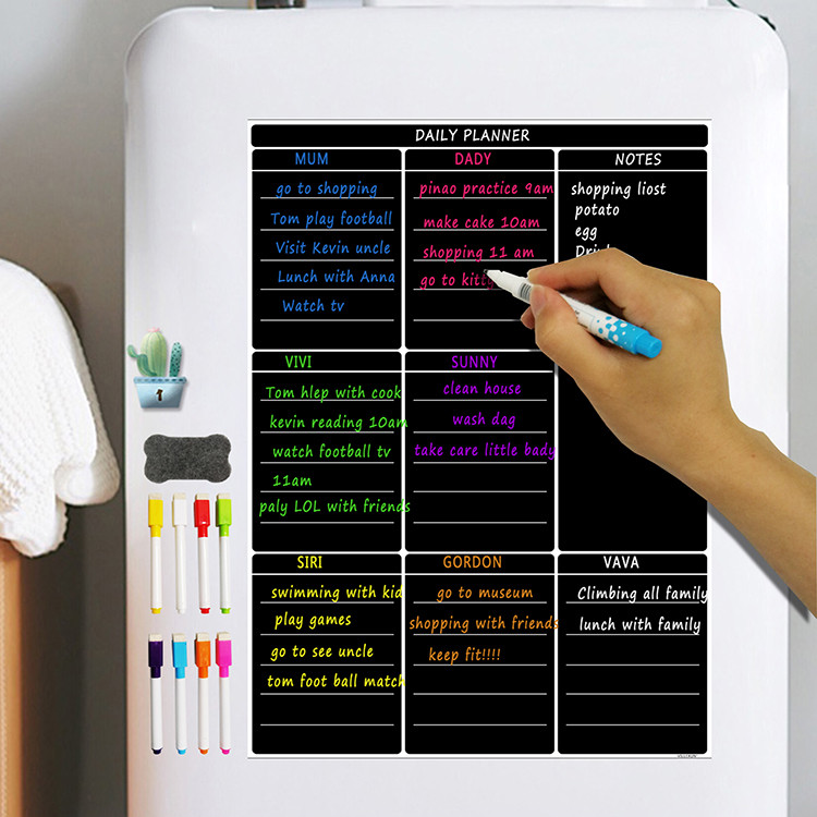 Buy Dry Erase Magnetic Whiteboard Weekly Planner Weekly Planner Board ...