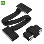 Durable adjustable polyester/nylon webbing shoulder carry ski pole carrier strap