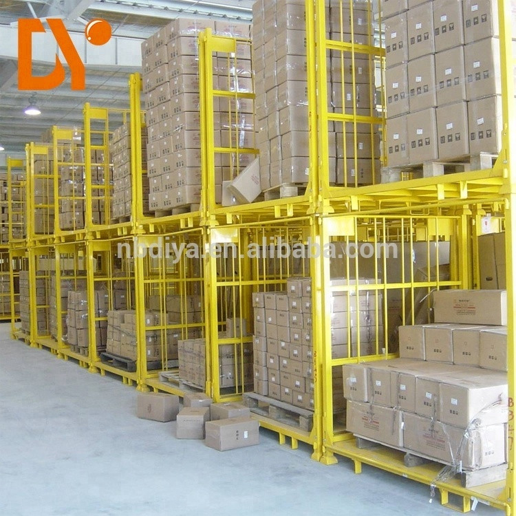 Buy Dy86 Metal Foldable Rack Logistic Stacking Pallet Rack Storage ...