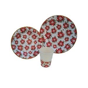 DYPD delivery on time christmas china other camping biodegradable paper tableware manufacturer
