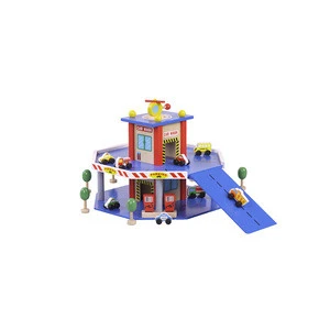 Educational City Wooden Parking Lot Toy