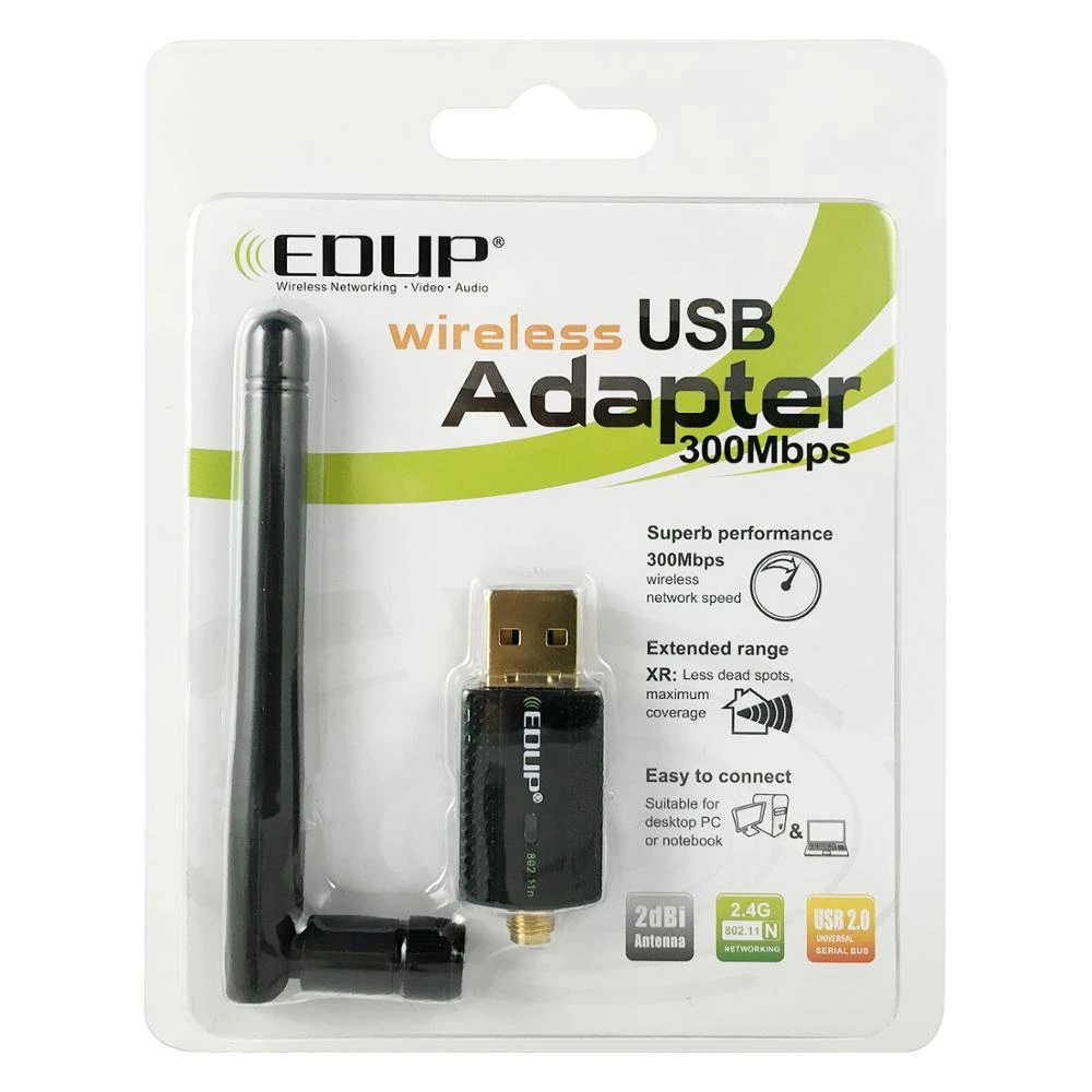 EDUP Good Quality 300Mbps Realtek8192EU Wireless USB Dongle Nano Card WiFi Adapter