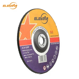 ELE STAR EN12413 European Standard 7inch Abrasive Grinding Wheel for all metal grinding application for angle grinders