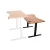 Import Electric Height Adjustable Table,Work Uplift Crank Adjustable Height Office Desk from China