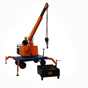 electric mini 2000 kg Lifting Height 3 meter Automatic Rotating Crane material handling equipment
