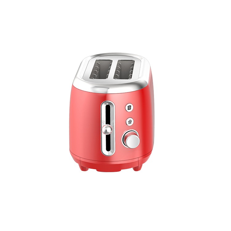 Electric Mini Pink Toaster Sandwich Maker With Automatic Pop-Up Function